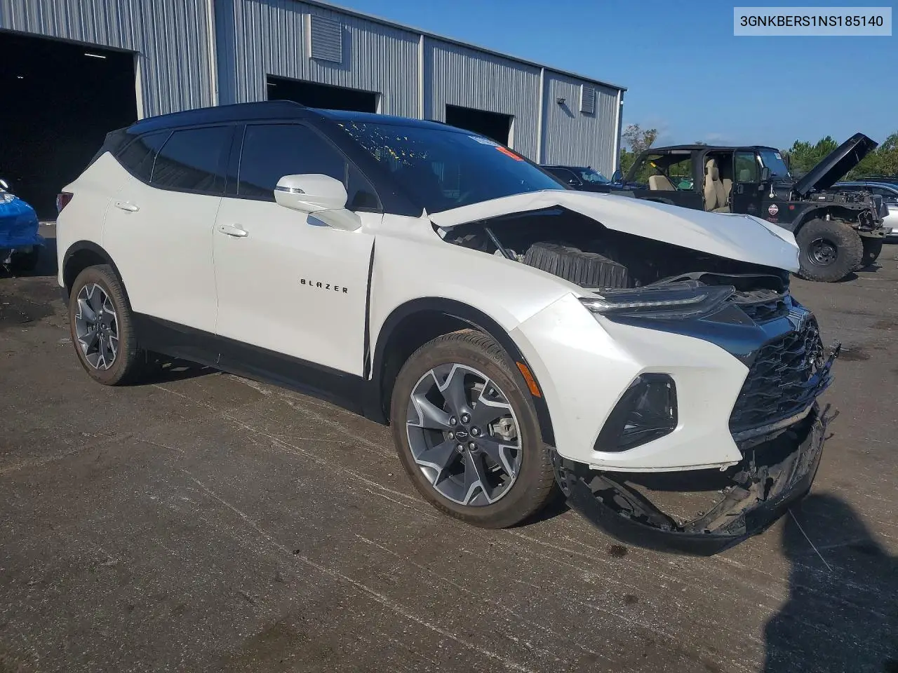 2022 Chevrolet Blazer Rs VIN: 3GNKBERS1NS185140 Lot: 61782756