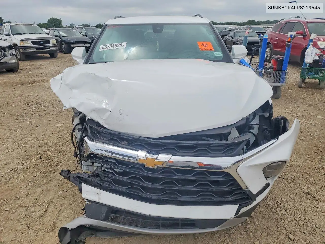 2023 Chevrolet Blazer 2Lt VIN: 3GNKBCR40PS219545 Lot: 56754926