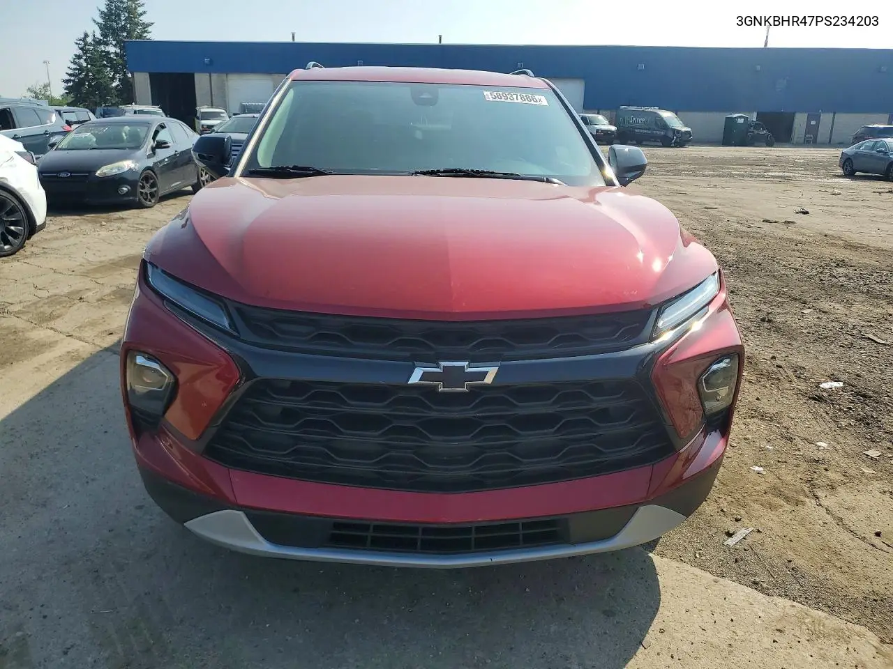 2023 Chevrolet Blazer 2Lt VIN: 3GNKBHR47PS234203 Lot: 58937886