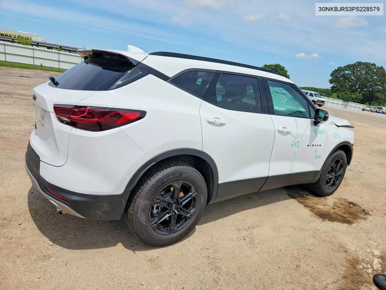 2023 Chevrolet Blazer 3Lt VIN: 3GNKBJRS3PS228579 Lot: 60223686