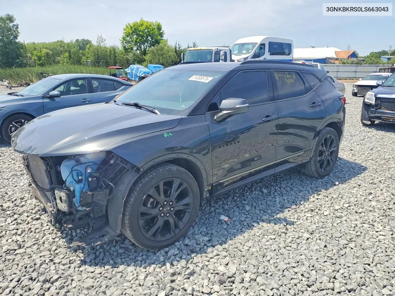 2023 Chevrolet Blazer Rs VIN: 3GNKBKRS0LS663043 Lot: 61008676