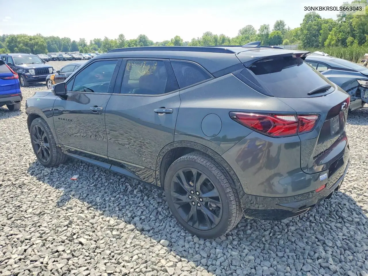 2023 Chevrolet Blazer Rs VIN: 3GNKBKRS0LS663043 Lot: 61008676