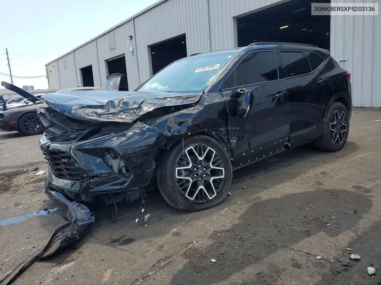 2023 Chevrolet Blazer Rs VIN: 3GNKBERSXPS203136 Lot: 61307996