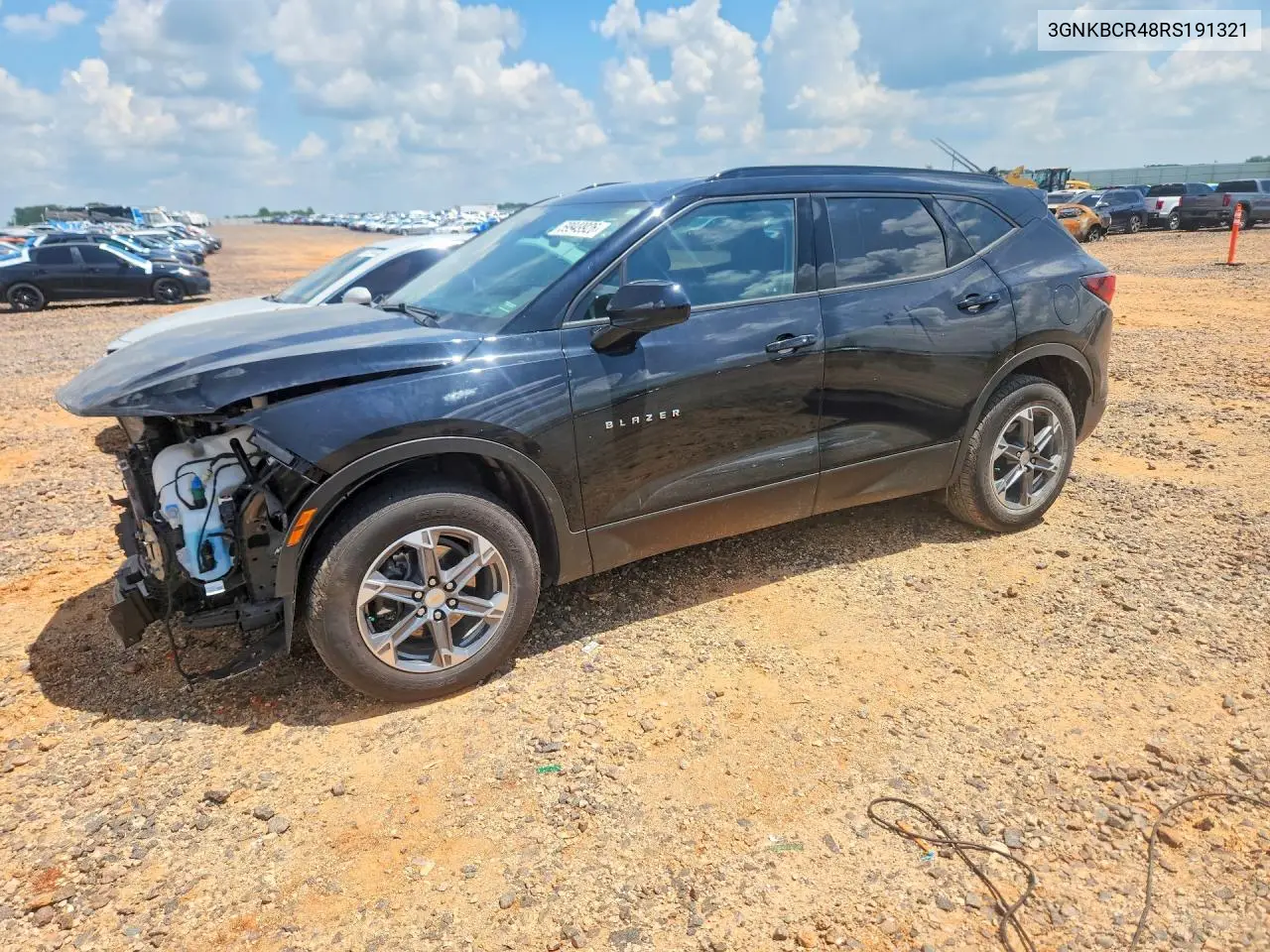 2024 Chevrolet Blazer 2Lt VIN: 3GNKBCR48RS191321 Lot: 59949926