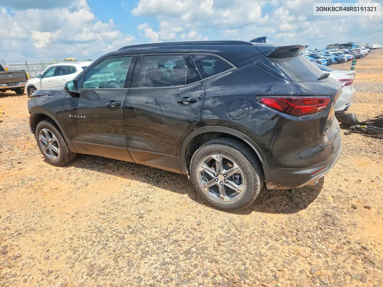 2024 Chevrolet Blazer 2Lt VIN: 3GNKBCR48RS191321 Lot: 59949926