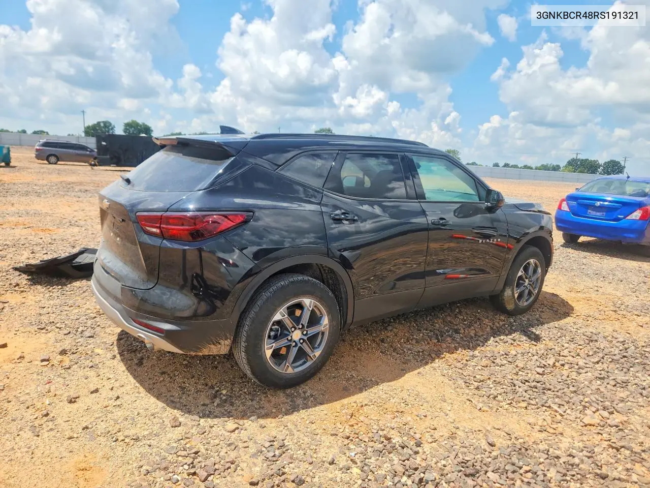 2024 Chevrolet Blazer 2Lt VIN: 3GNKBCR48RS191321 Lot: 59949926