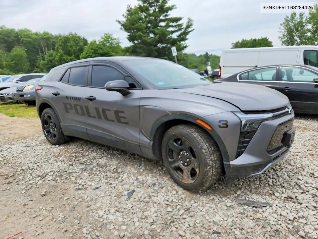 2024 Chevrolet Blazer Police VIN: 3GNKDFRL1RS284426 Lot: 59973176