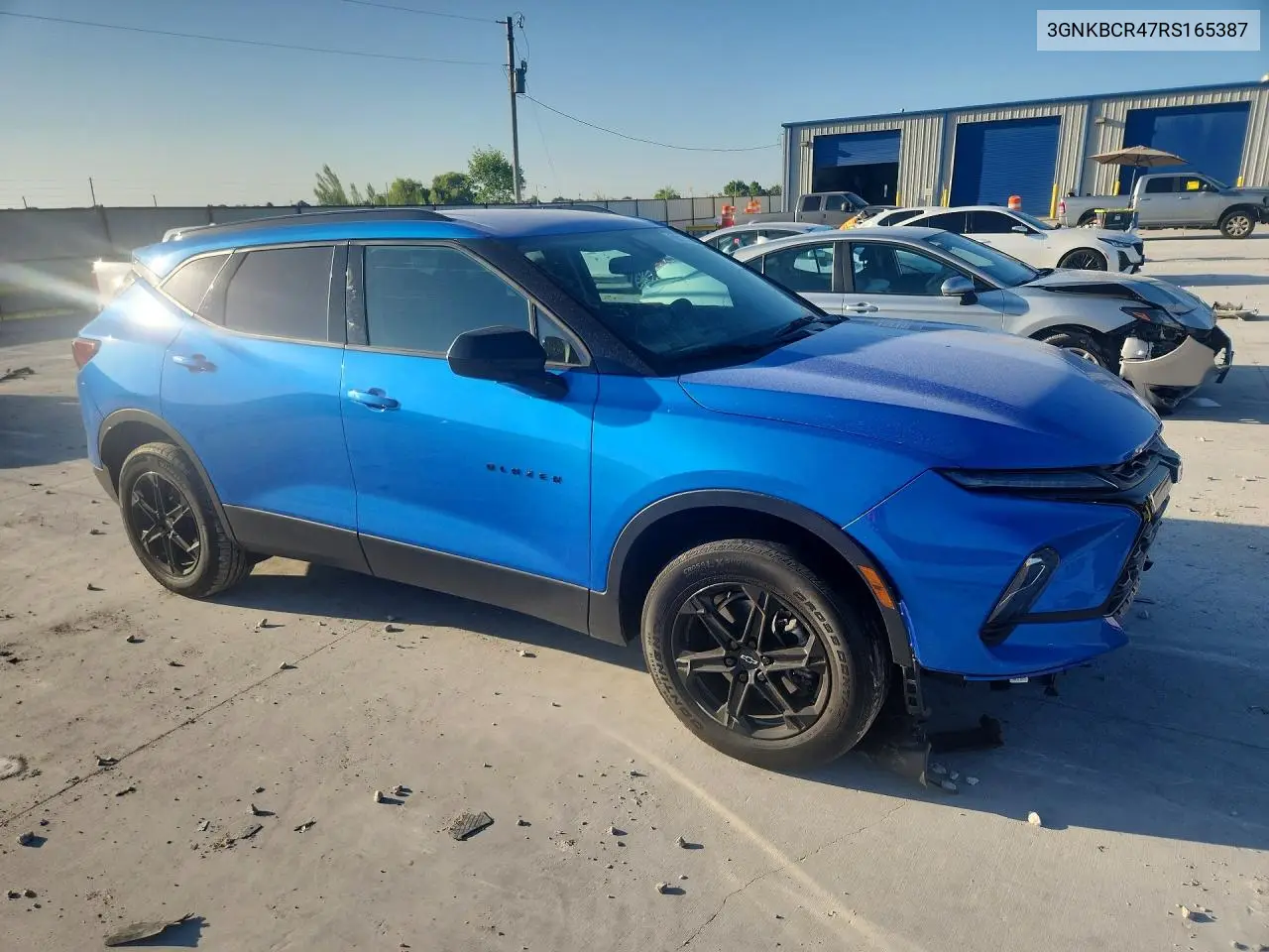 2024 Chevrolet Blazer 2Lt VIN: 3GNKBCR47RS165387 Lot: 60170346