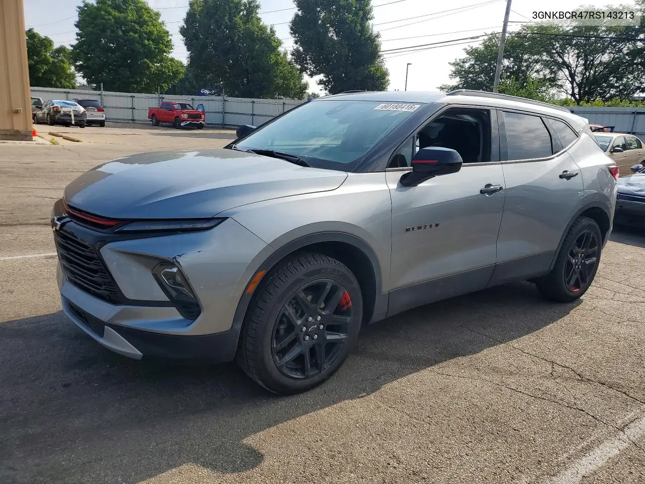 2024 Chevrolet Blazer 2Lt VIN: 3GNKBCR47RS143213 Lot: 60188416