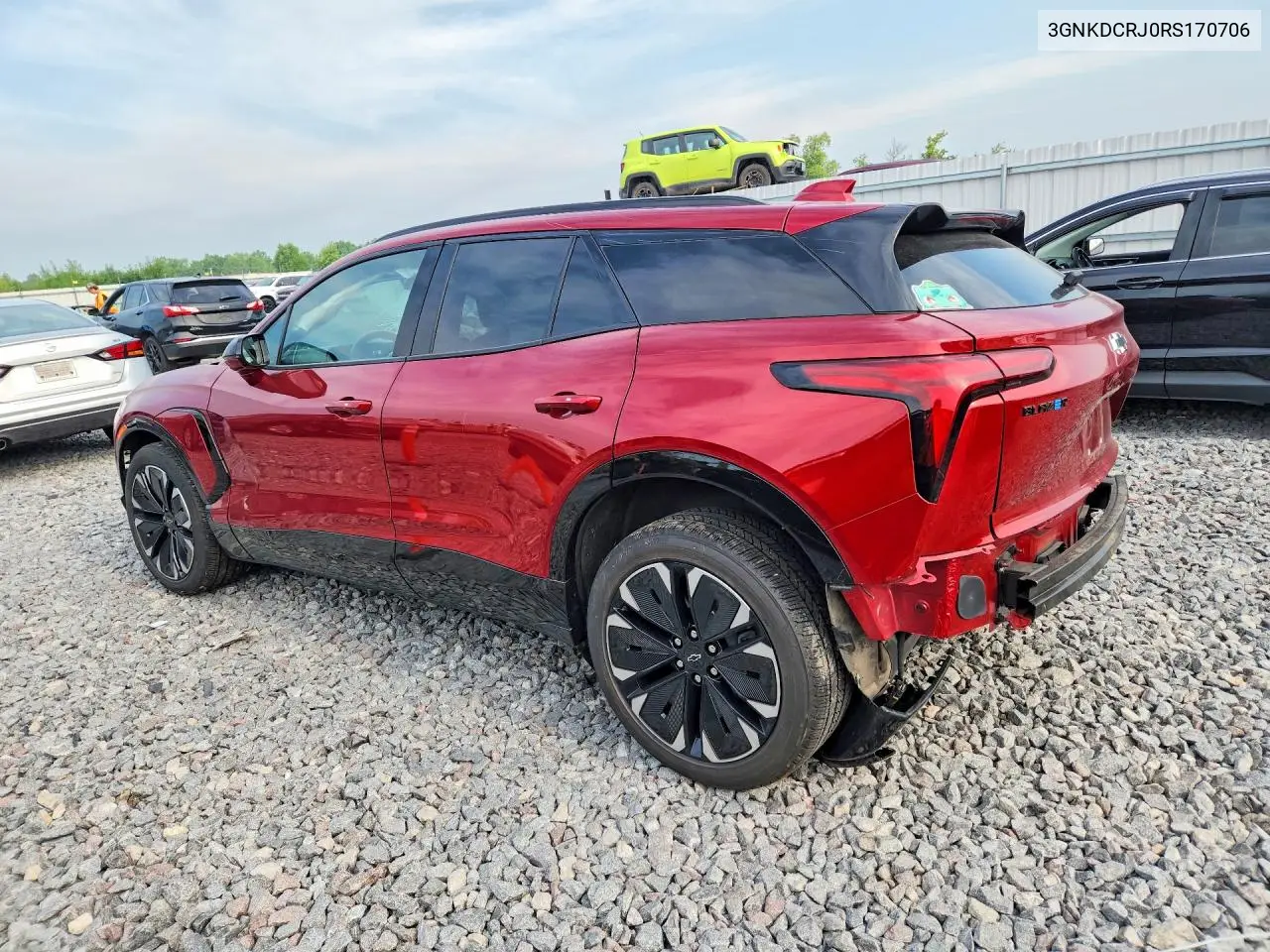 2024 Chevrolet Blazer Rs VIN: 3GNKDCRJ0RS170706 Lot: 61025156