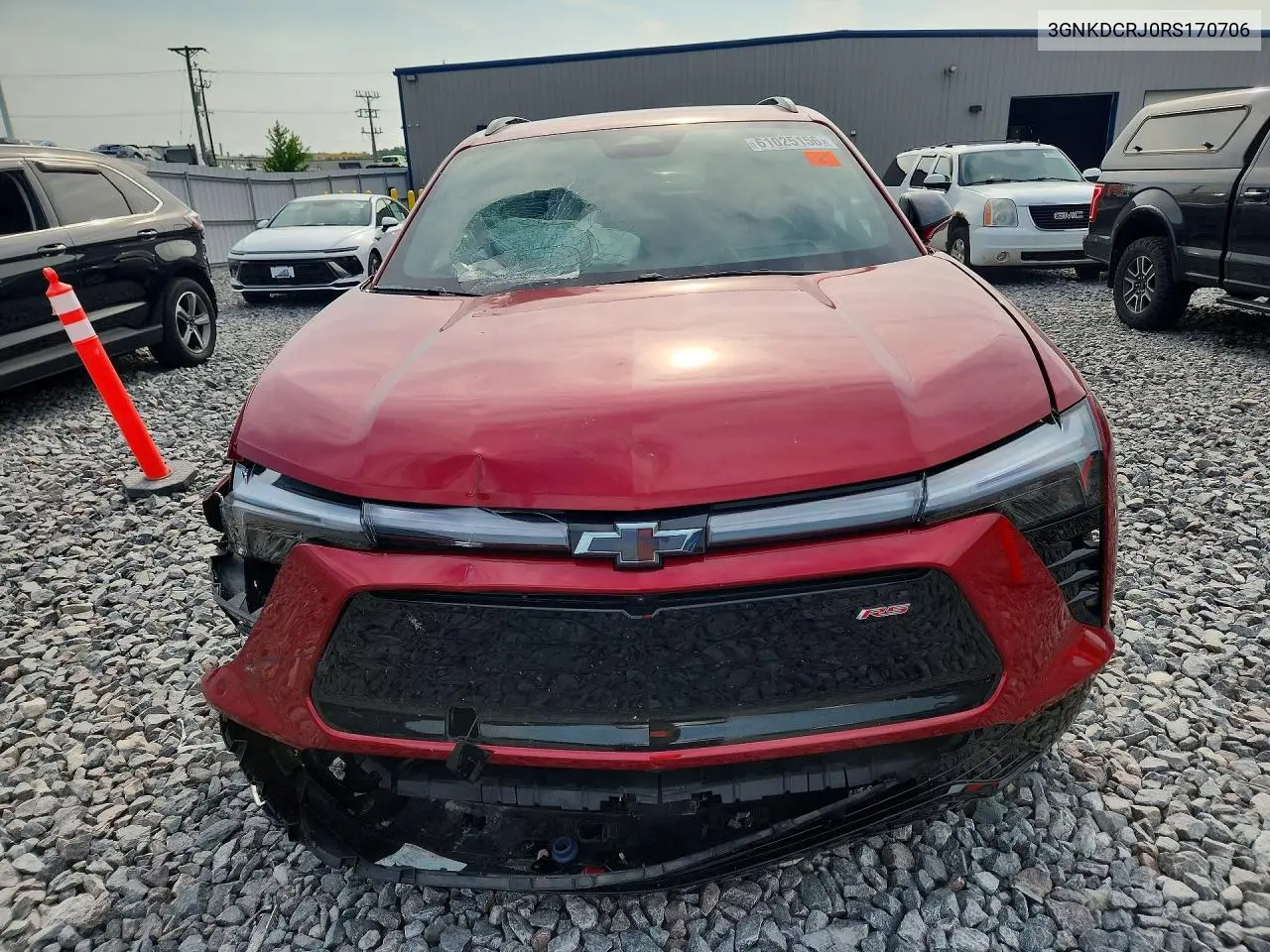 2024 Chevrolet Blazer Rs VIN: 3GNKDCRJ0RS170706 Lot: 61025156