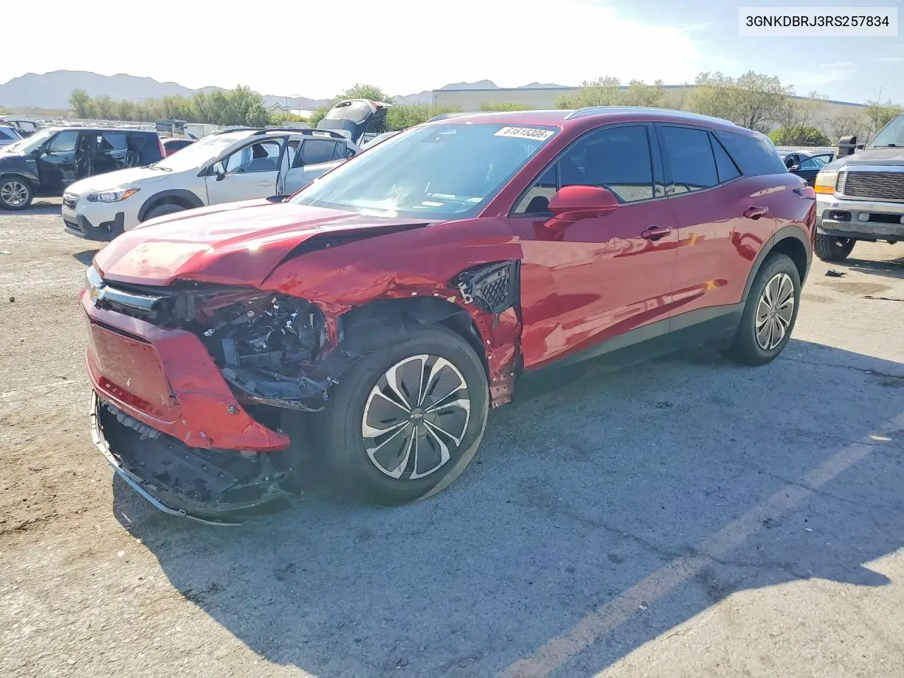 2024 Chevrolet Blazer 2Lt VIN: 3GNKDBRJ3RS257834 Lot: 61615306