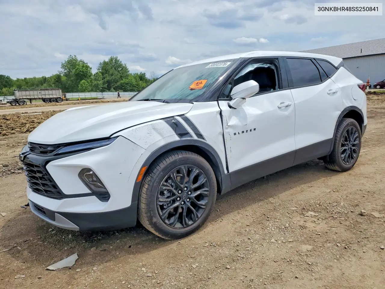 2025 Chevrolet Blazer 2Lt VIN: 3GNKBHR48SS250841 Lot: 58692376