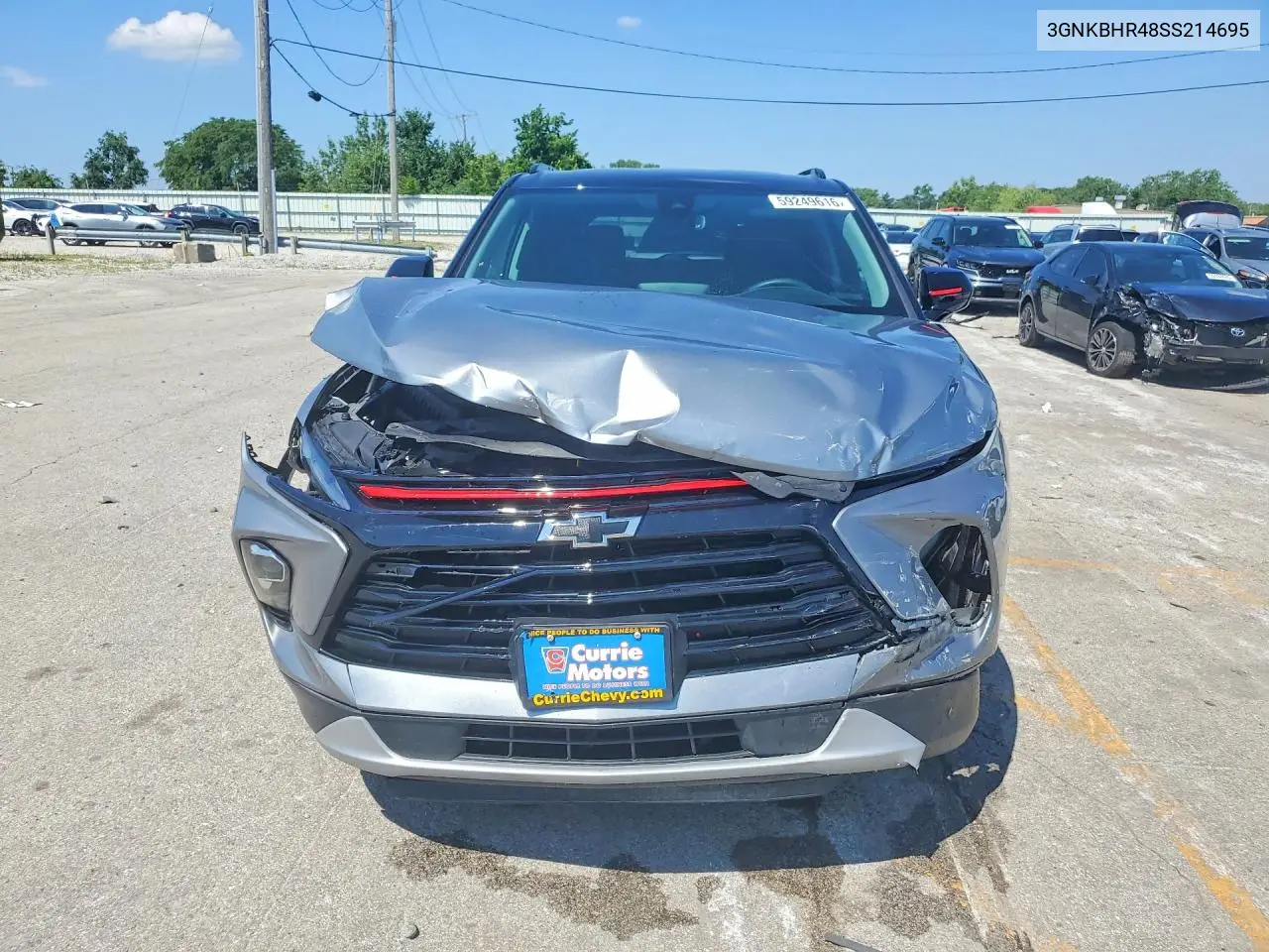 2025 Chevrolet Blazer 2Lt VIN: 3GNKBHR48SS214695 Lot: 59249616