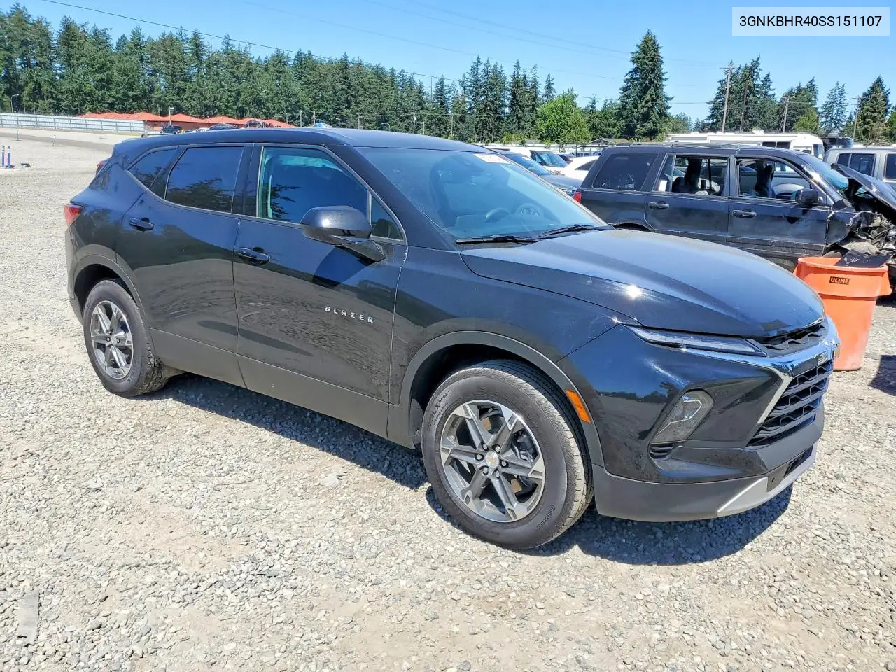 2025 Chevrolet Blazer 2Lt VIN: 3GNKBHR40SS151107 Lot: 60061046