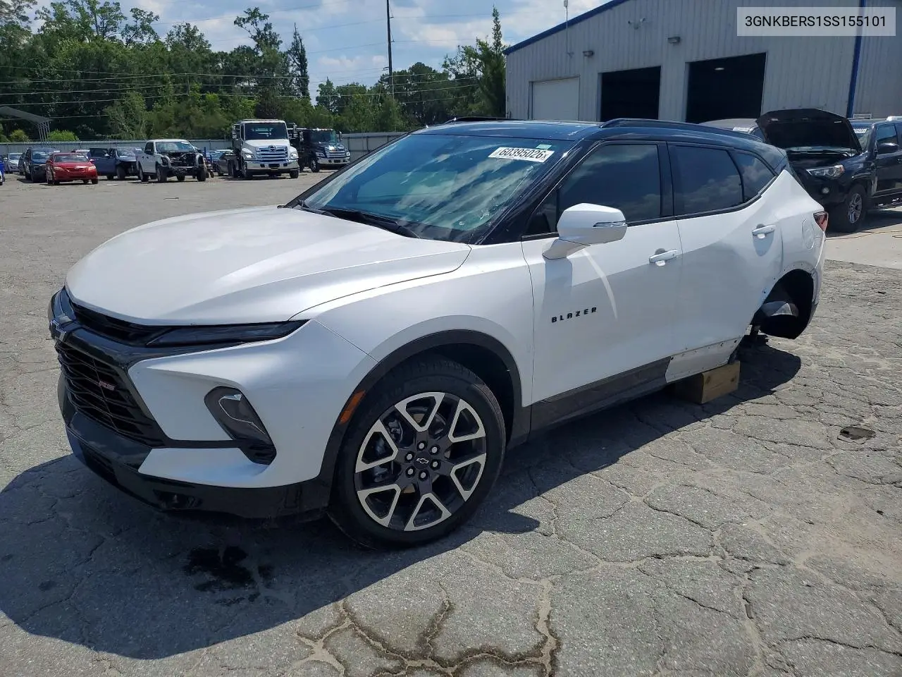 2025 Chevrolet Blazer Rs VIN: 3GNKBERS1SS155101 Lot: 60395026