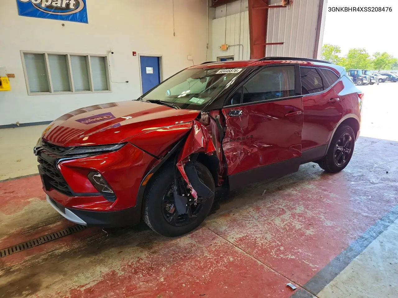 2025 Chevrolet Blazer 2Lt VIN: 3GNKBHR4XSS208476 Lot: 60446876