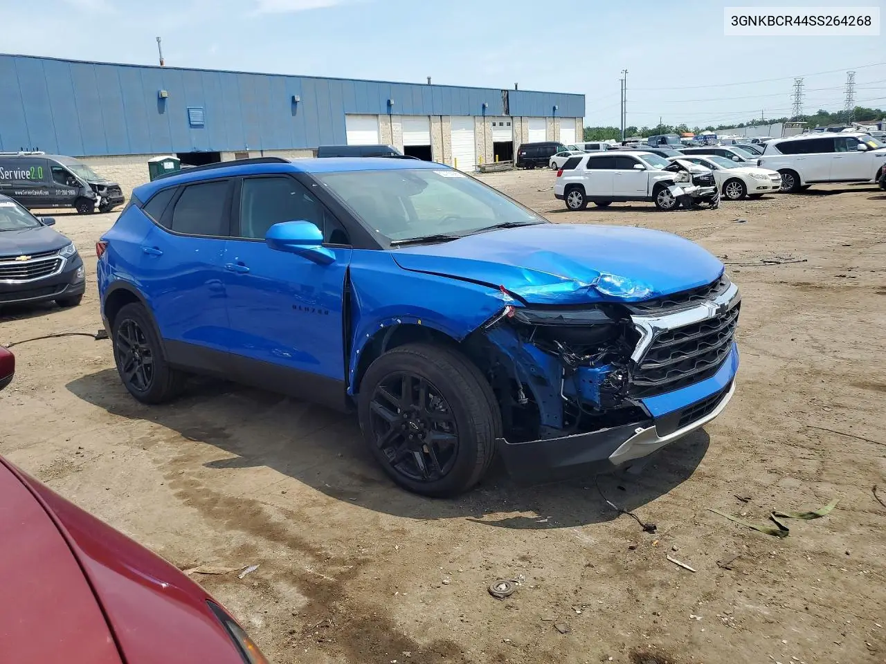 2025 Chevrolet Blazer 2Lt VIN: 3GNKBCR44SS264268 Lot: 60765006