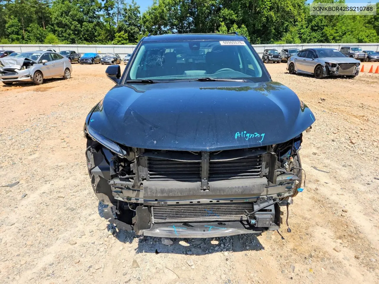 2025 Chevrolet Blazer 2Lt VIN: 3GNKBCR42SS210788 Lot: 60965576