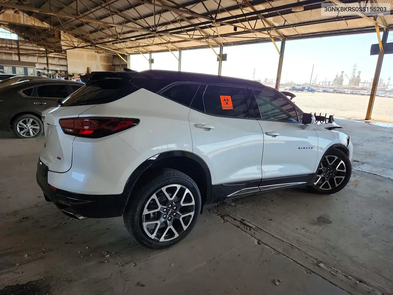 2025 Chevrolet Blazer Rs VIN: 3GNKBKRS0SS155203 Lot: 61192646