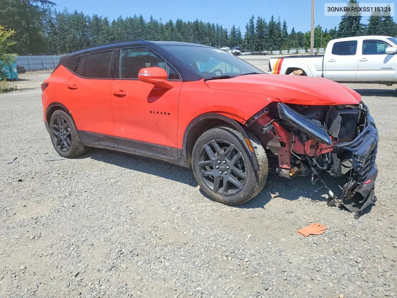 2025 Chevrolet Blazer Rs VIN: 3GNKBKRSXSS115324 Lot: 61199486