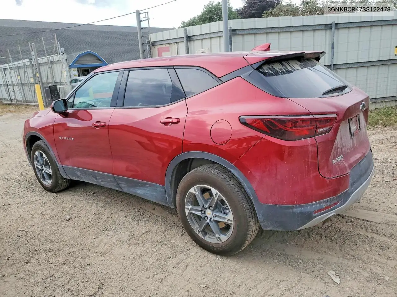 2025 Chevrolet Blazer 2Lt VIN: 3GNKBCR47SS122478 Lot: 61488276