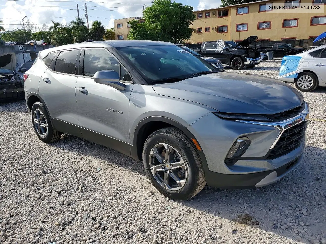 2026 Chevrolet Blazer 2Lt VIN: 3GNKBCR48TS149738 Lot: 61885226