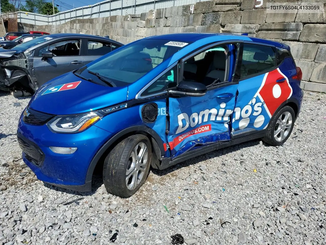 2020 Chevrolet Bolt Ev Lt VIN: 1G1FY6S04L4133059 Lot: 53559506