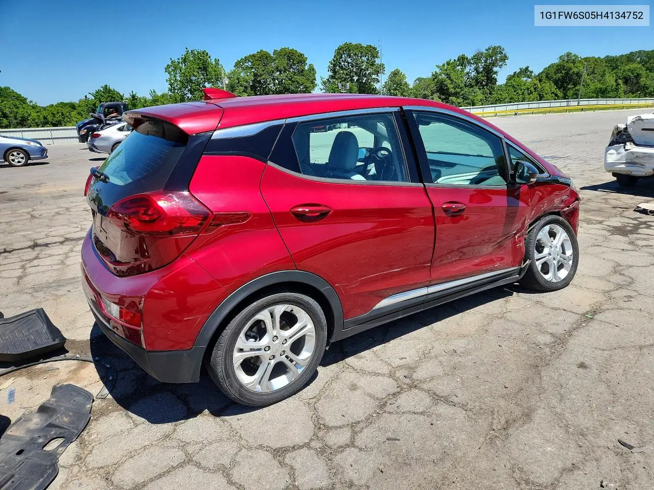 2017 Chevrolet Bolt Ev Lt VIN: 1G1FW6S05H4134752 Lot: 53651136