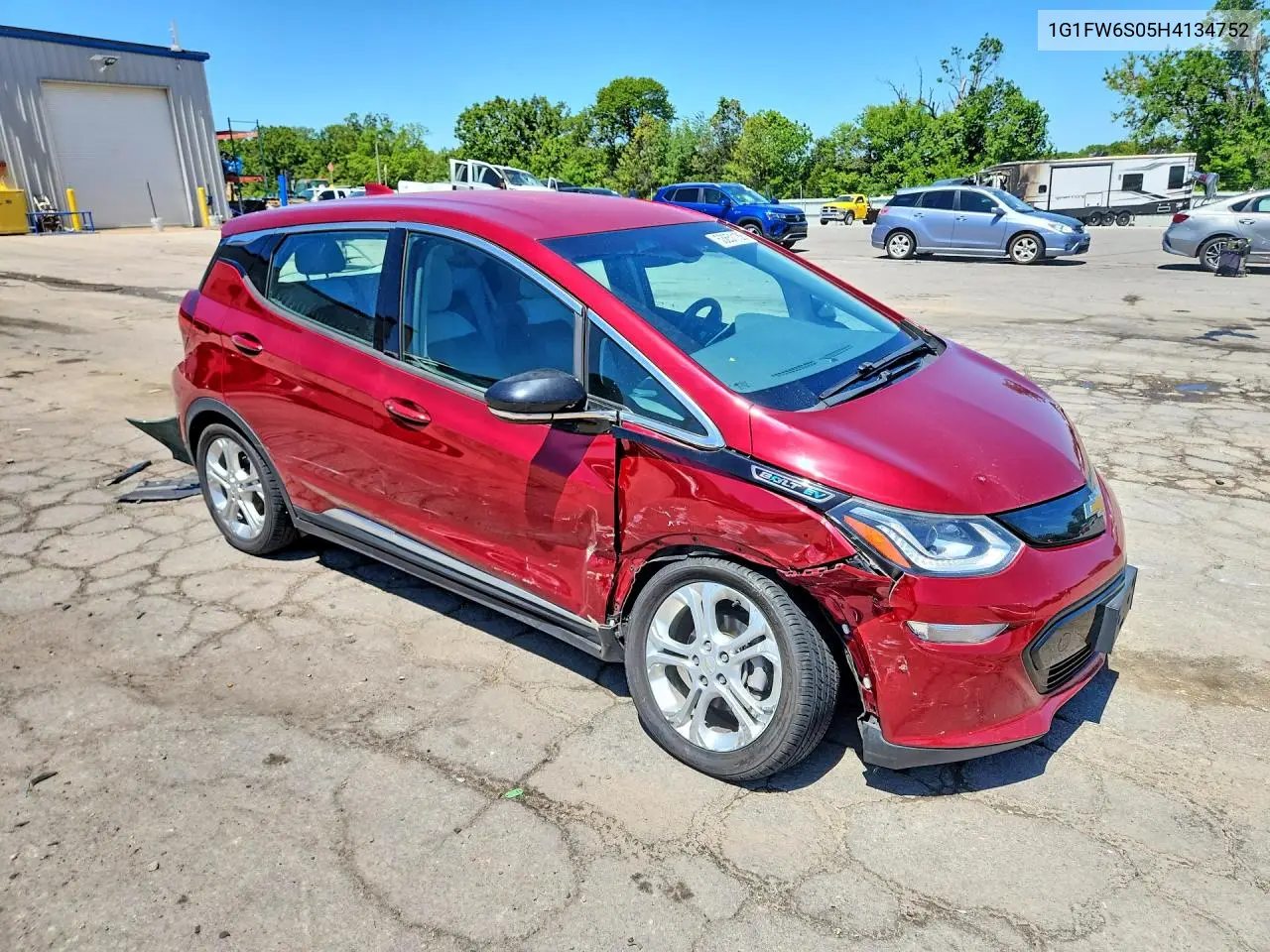 2017 Chevrolet Bolt Ev Lt VIN: 1G1FW6S05H4134752 Lot: 53651136