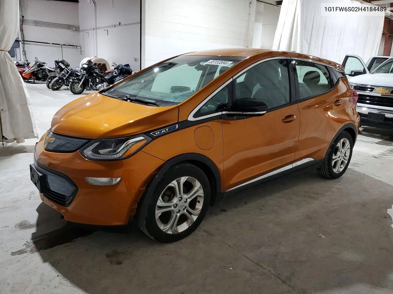 2017 Chevrolet Bolt Ev Lt VIN: 1G1FW6S02H4184489 Lot: 55153596
