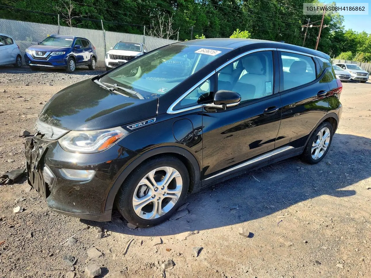 2017 Chevrolet Bolt Ev Lt VIN: 1G1FW6S08H4186862 Lot: 56496316