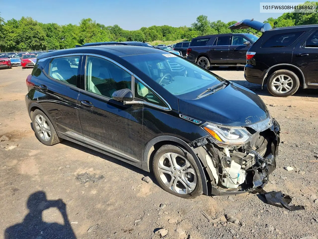 2017 Chevrolet Bolt Ev Lt VIN: 1G1FW6S08H4186862 Lot: 56496316