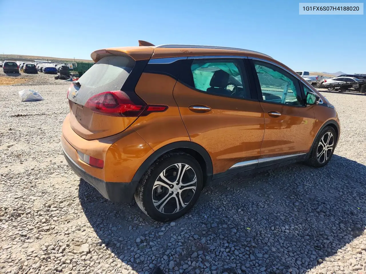 2017 Chevrolet Bolt Ev Premier VIN: 1G1FX6S07H4188020 Lot: 58206006