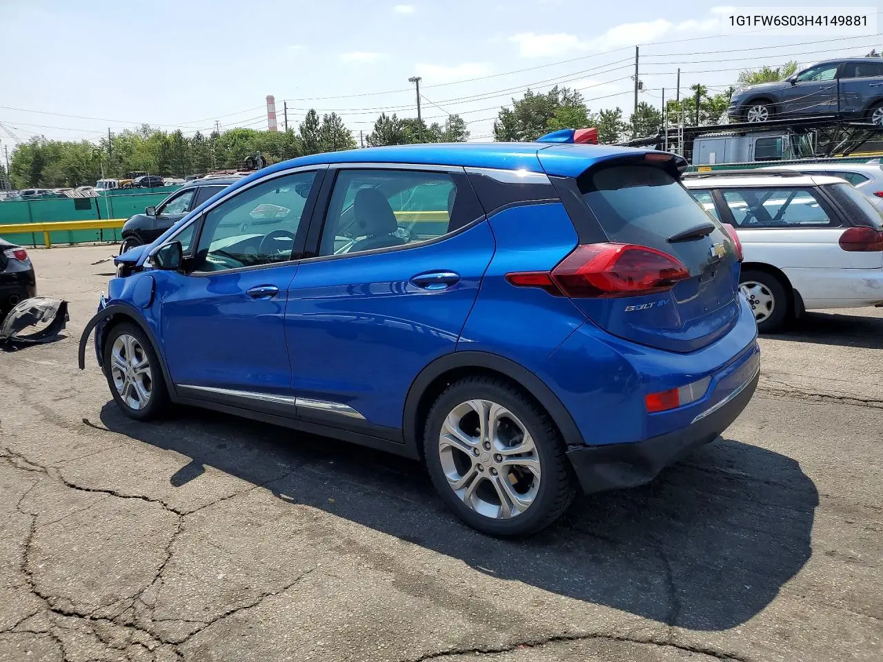 2017 Chevrolet Bolt Ev Lt VIN: 1G1FW6S03H4149881 Lot: 58279846