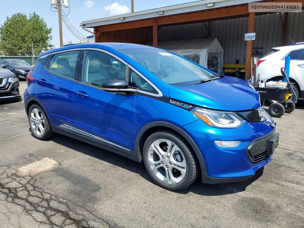 2017 Chevrolet Bolt Ev Lt VIN: 1G1FW6S03H4149881 Lot: 58279846