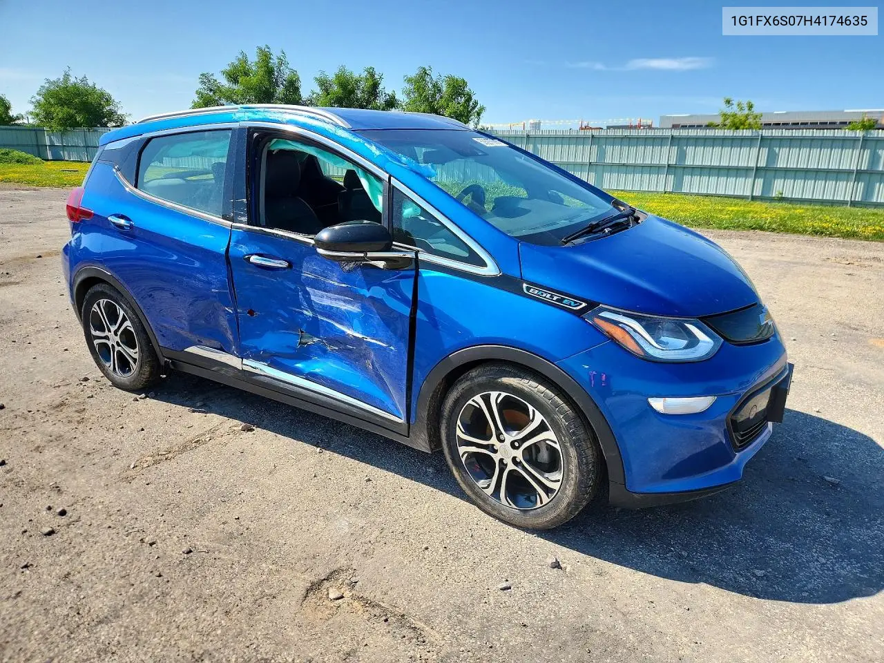 2017 Chevrolet Bolt Ev Premier VIN: 1G1FX6S07H4174635 Lot: 59291686