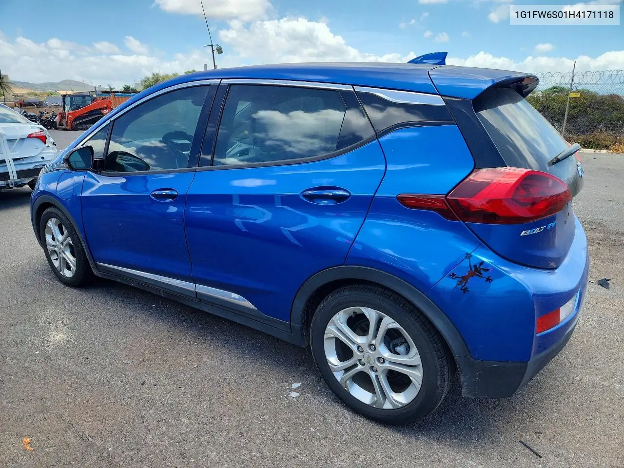 2017 Chevrolet Bolt Ev Lt VIN: 1G1FW6S01H4171118 Lot: 60520686