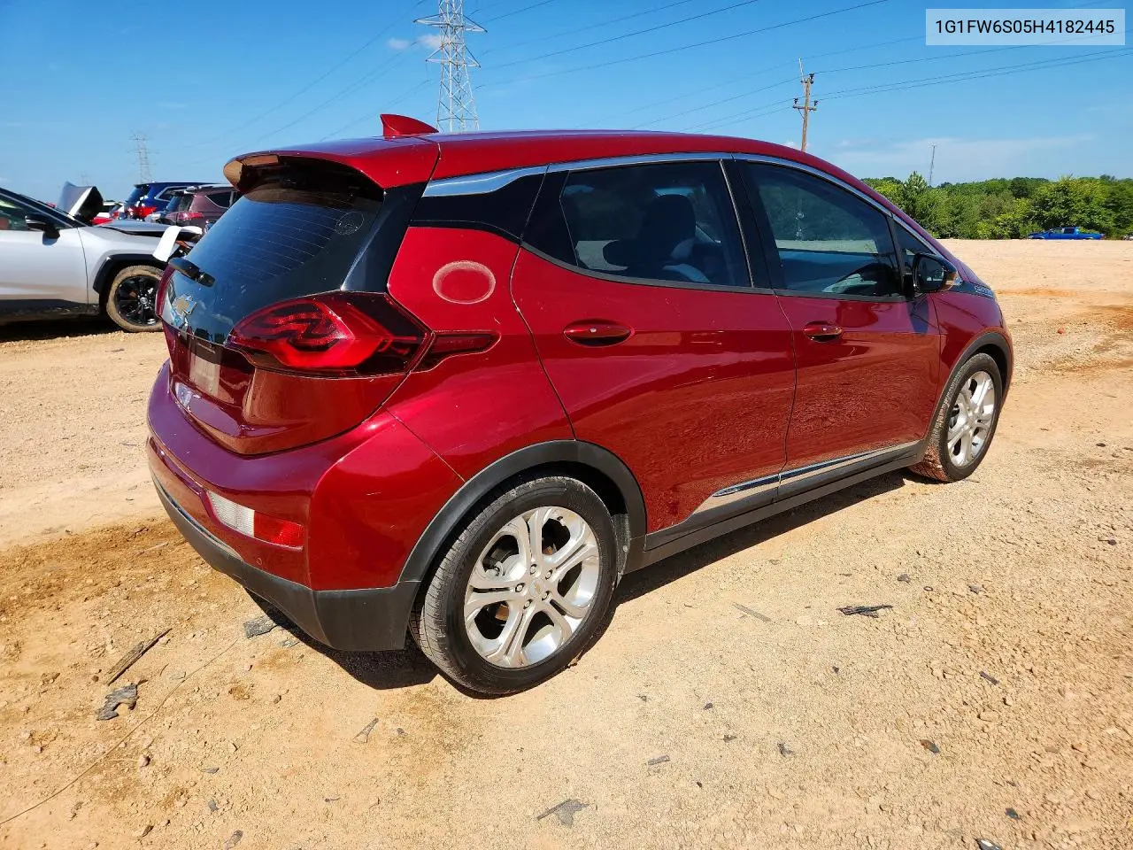 2017 Chevrolet Bolt Ev Lt VIN: 1G1FW6S05H4182445 Lot: 60986376
