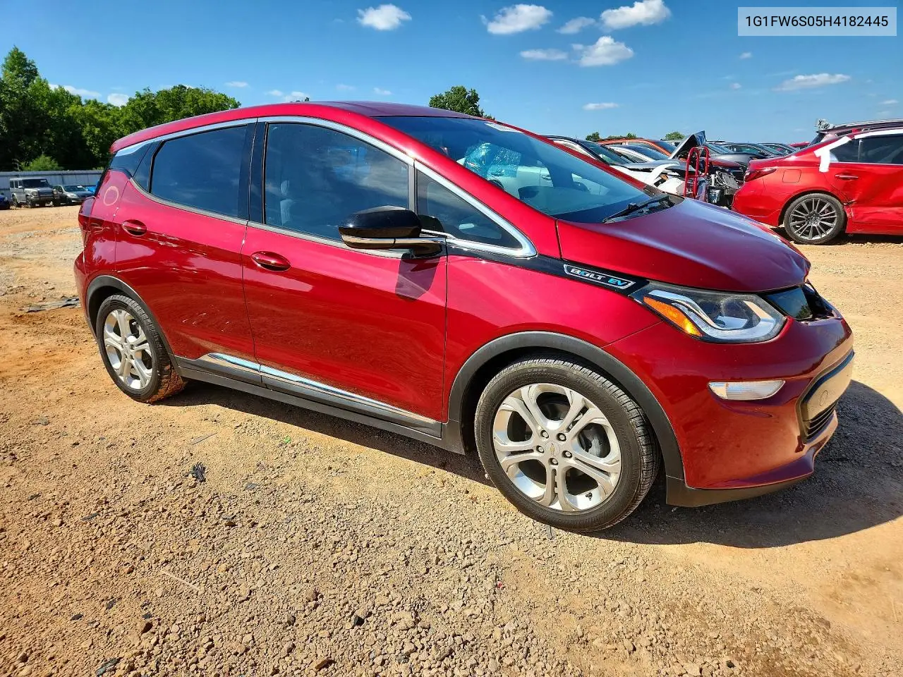 2017 Chevrolet Bolt Ev Lt VIN: 1G1FW6S05H4182445 Lot: 60986376