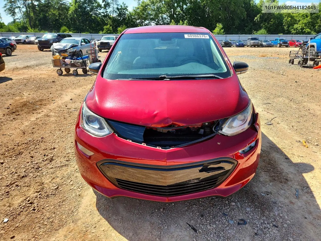 2017 Chevrolet Bolt Ev Lt VIN: 1G1FW6S05H4182445 Lot: 60986376