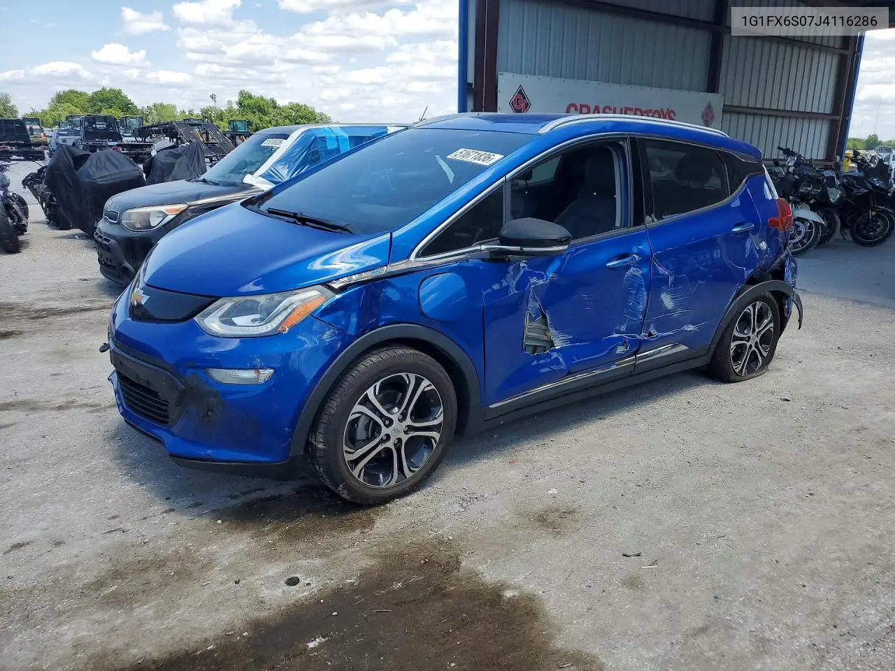 2018 Chevrolet Bolt Ev Premier VIN: 1G1FX6S07J4116286 Lot: 51671836