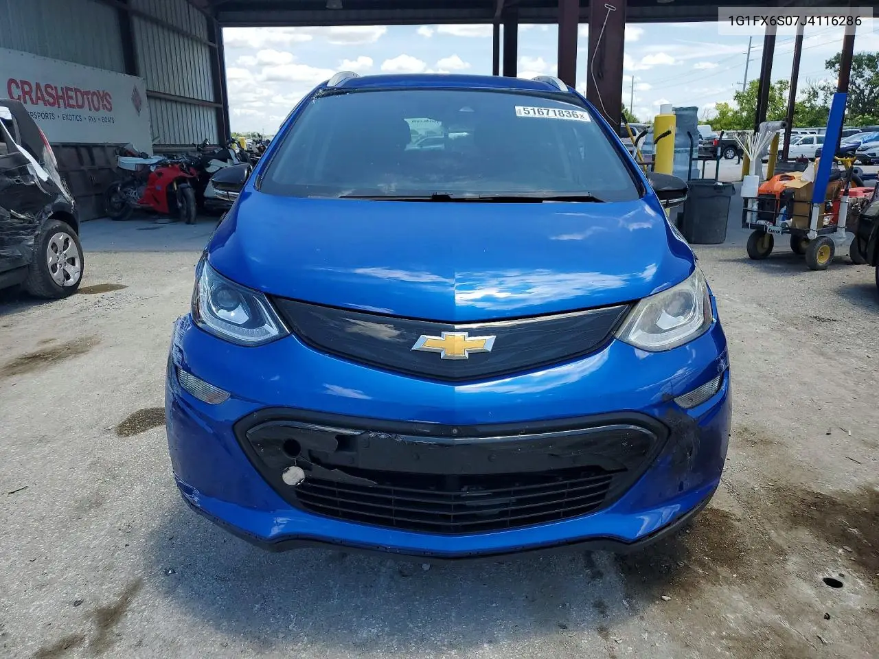 2018 Chevrolet Bolt Ev Premier VIN: 1G1FX6S07J4116286 Lot: 51671836