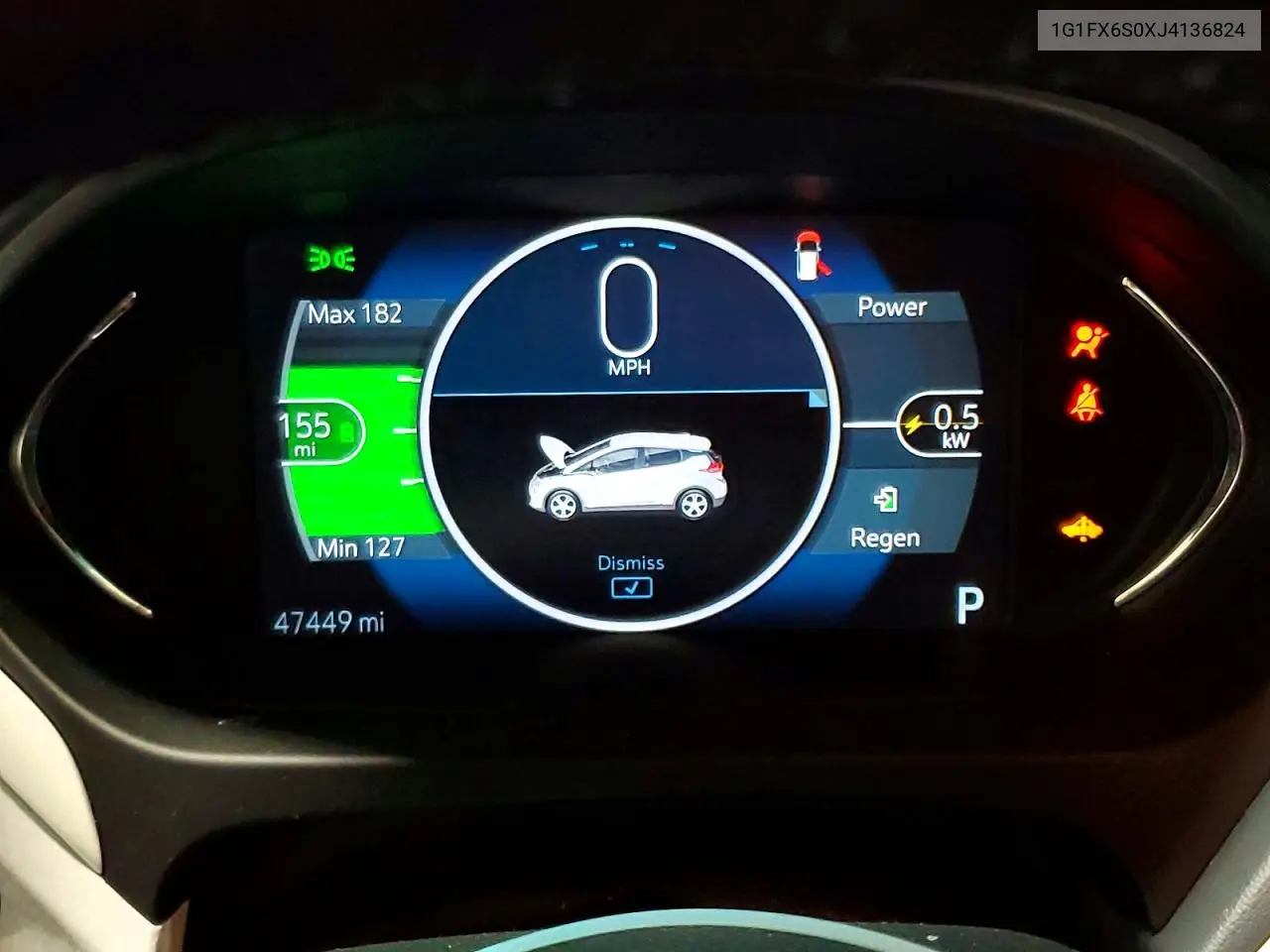 2018 Chevrolet Bolt Ev Premier VIN: 1G1FX6S0XJ4136824 Lot: 54071156