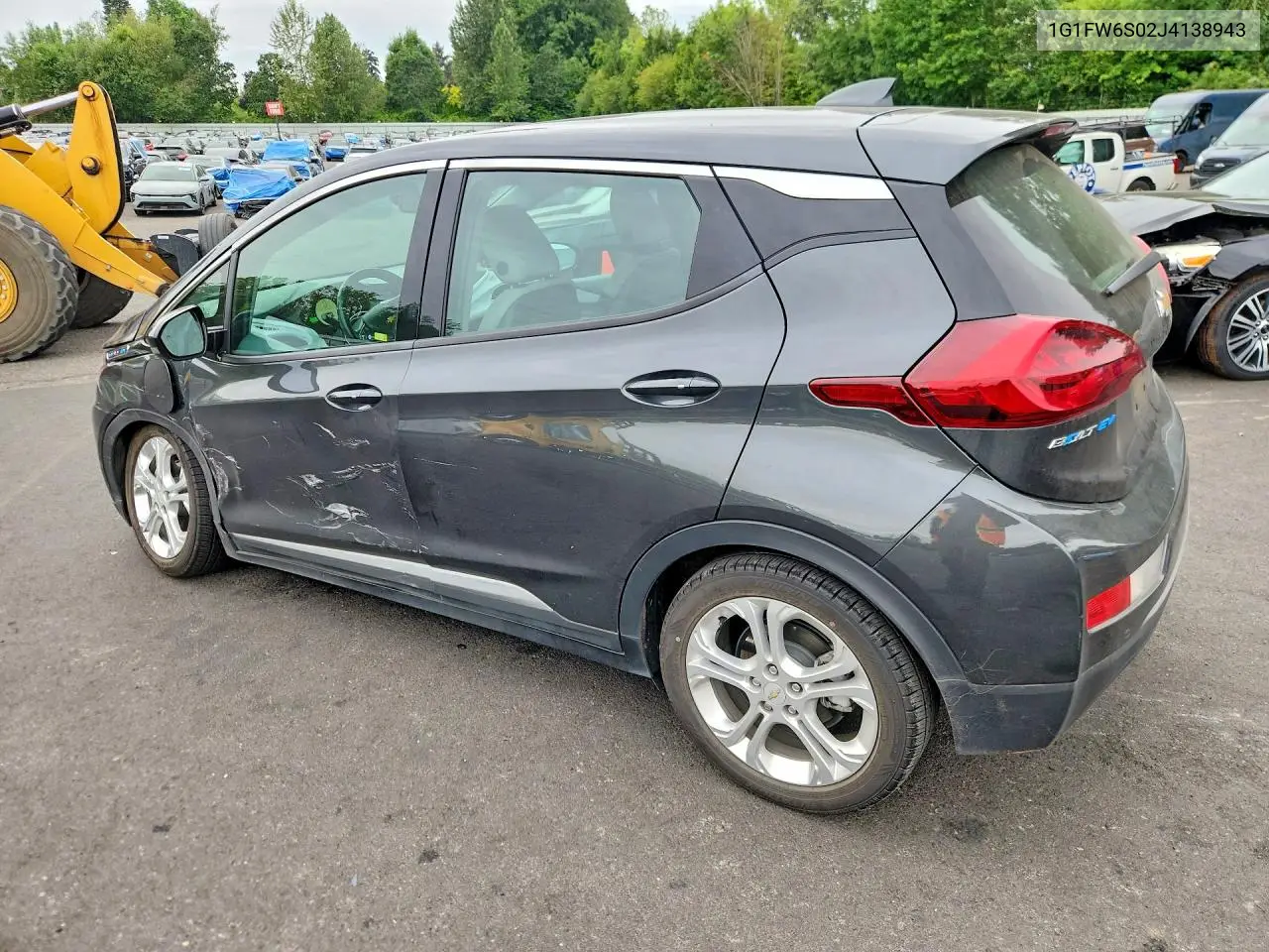 2018 Chevrolet Bolt Ev Lt VIN: 1G1FW6S02J4138943 Lot: 59019146