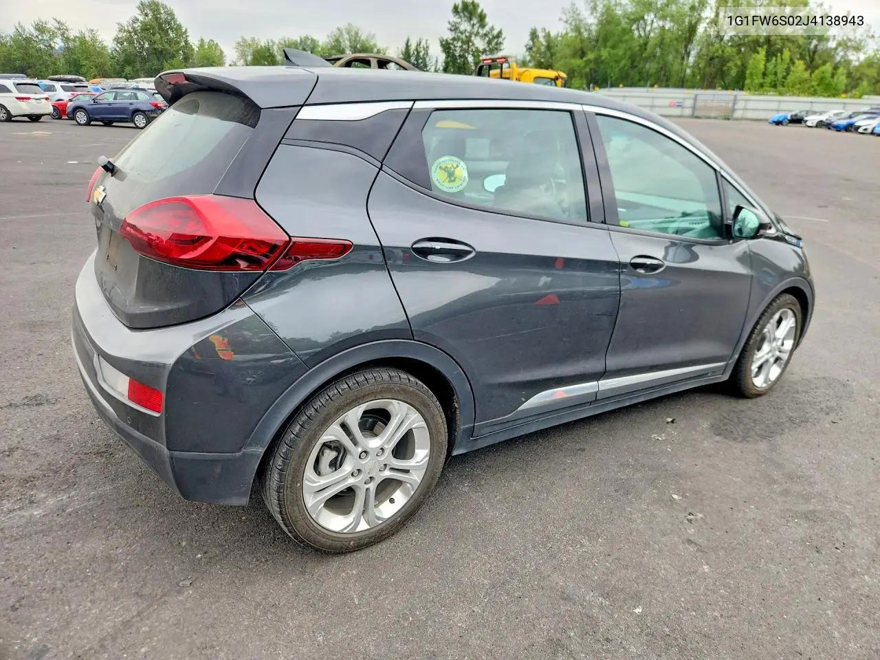 2018 Chevrolet Bolt Ev Lt VIN: 1G1FW6S02J4138943 Lot: 59019146