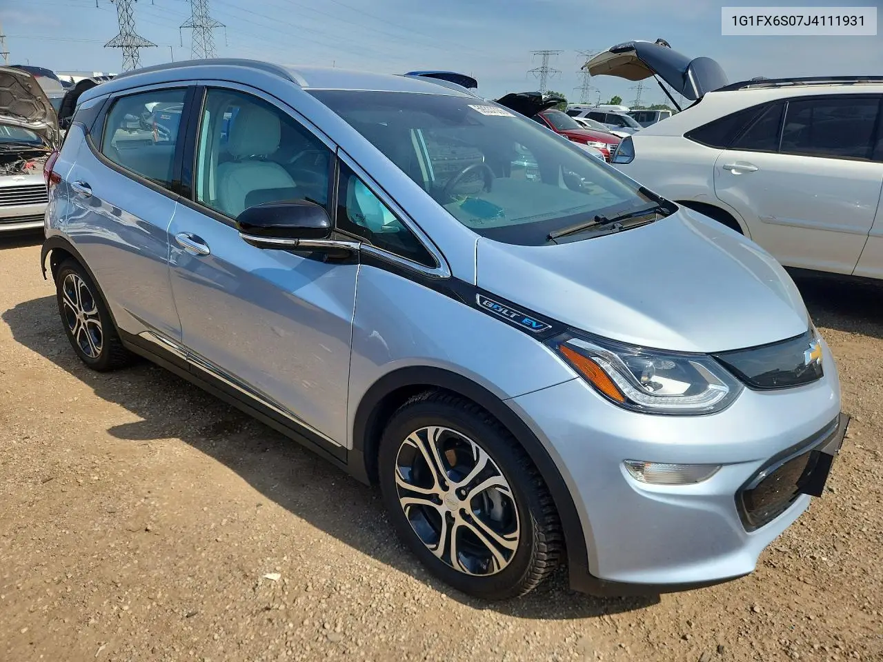 2018 Chevrolet Bolt Ev Premier VIN: 1G1FX6S07J4111931 Lot: 59337336