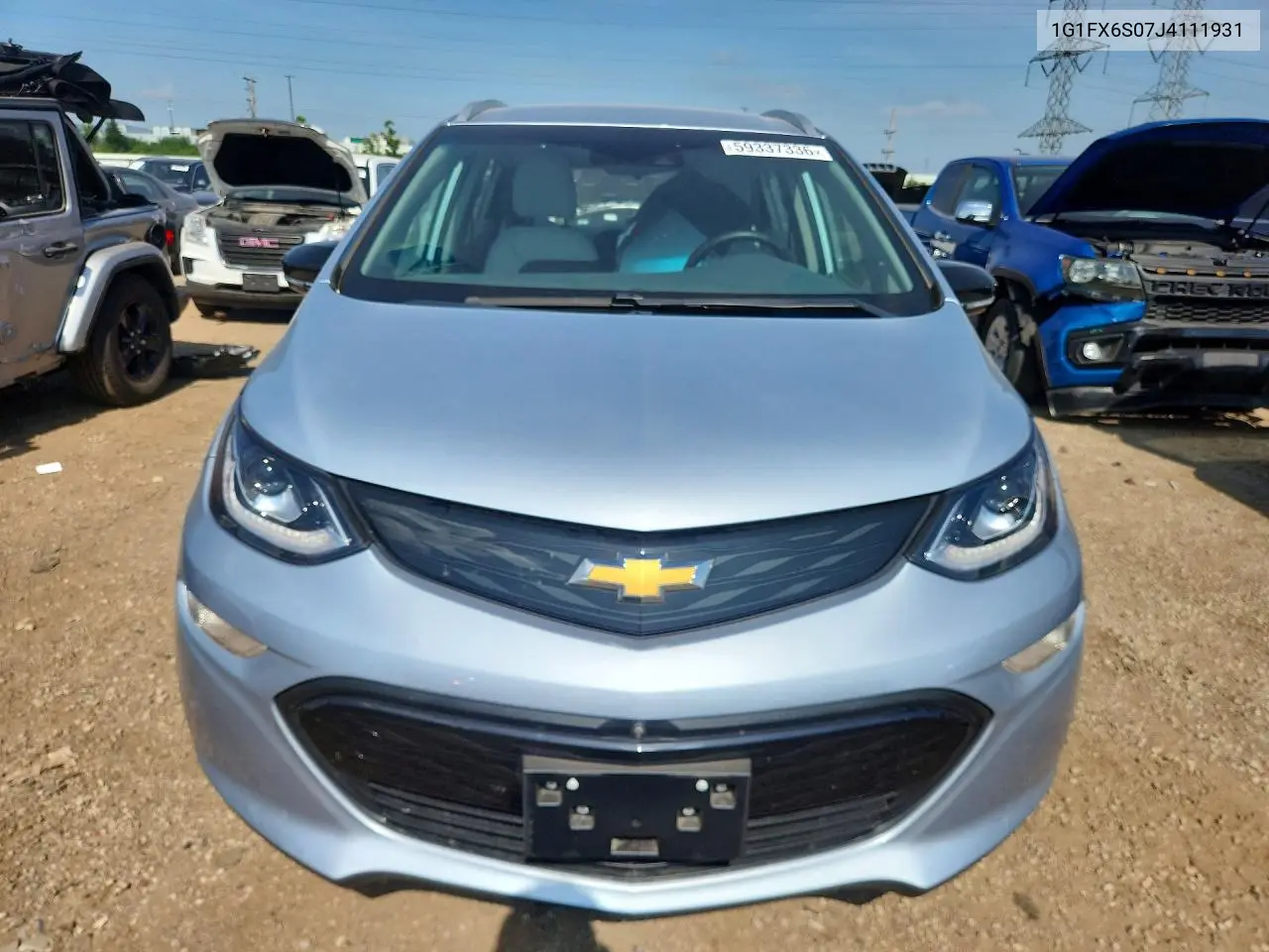 2018 Chevrolet Bolt Ev Premier VIN: 1G1FX6S07J4111931 Lot: 59337336