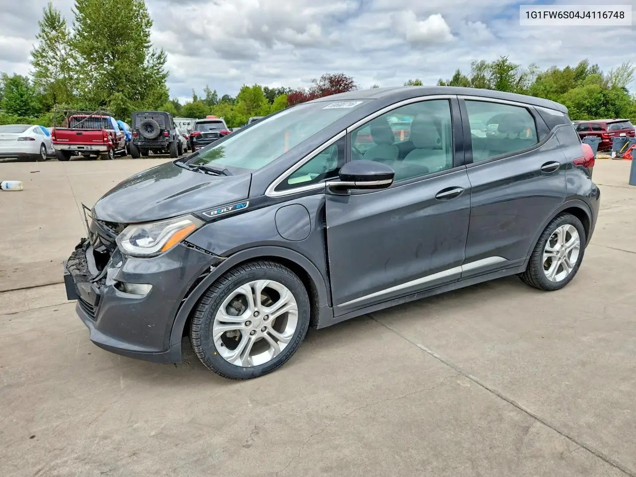 2018 Chevrolet Bolt Ev Lt VIN: 1G1FW6S04J4116748 Lot: 59600716