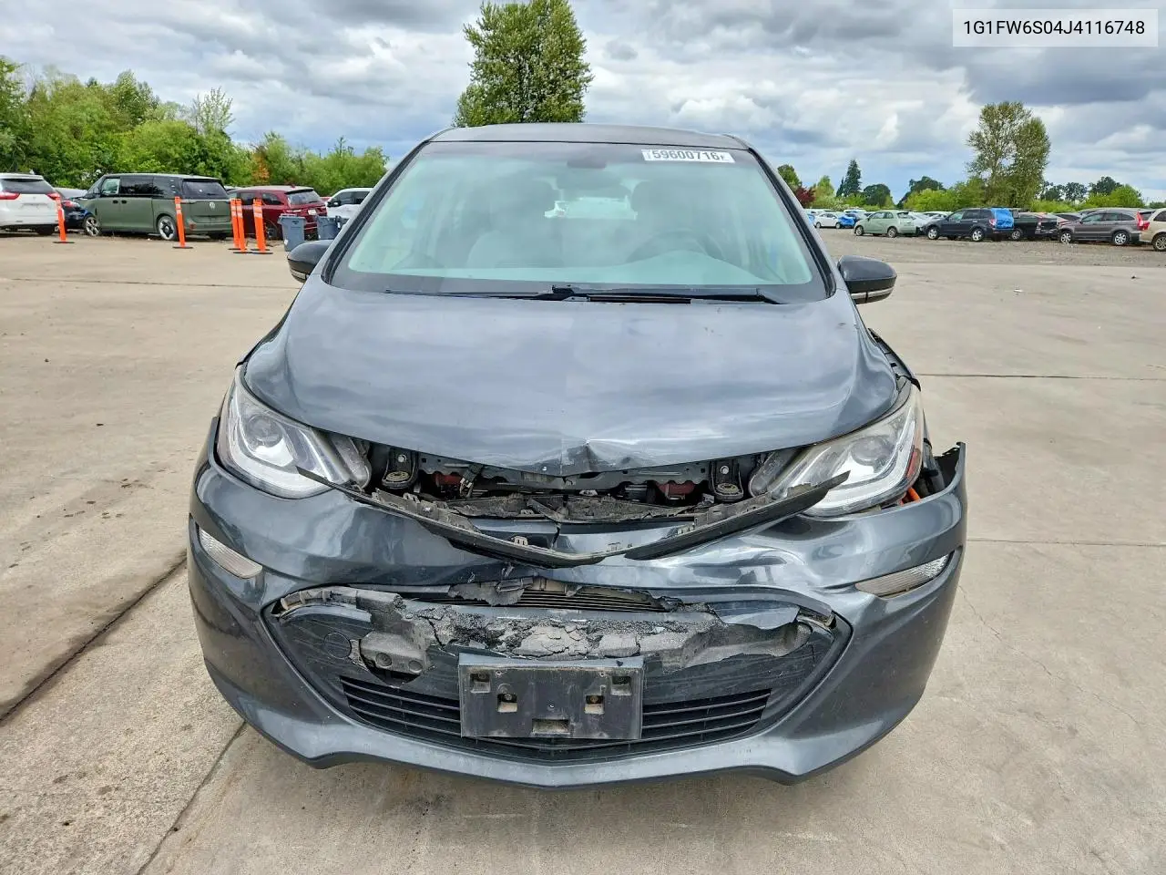 2018 Chevrolet Bolt Ev Lt VIN: 1G1FW6S04J4116748 Lot: 59600716
